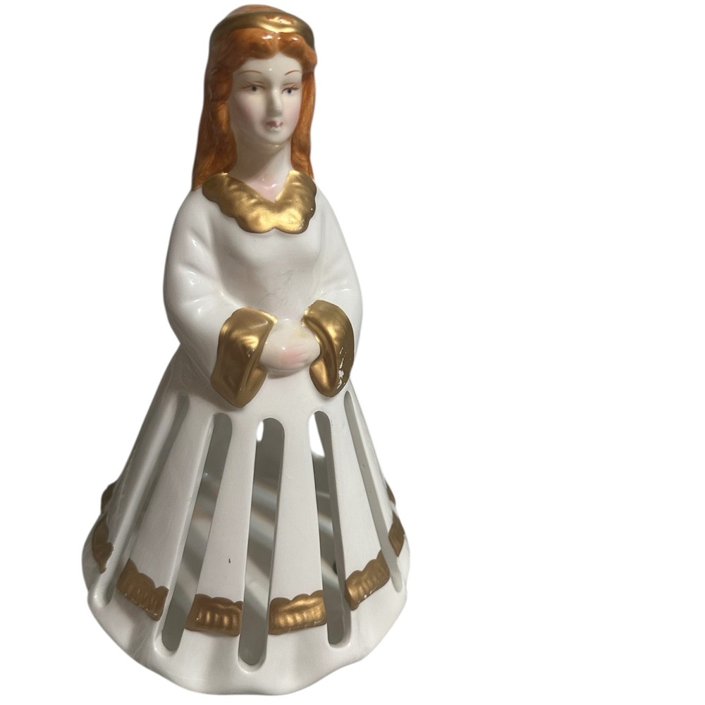 Vintage Christmas Angel Napkin Holder Lady